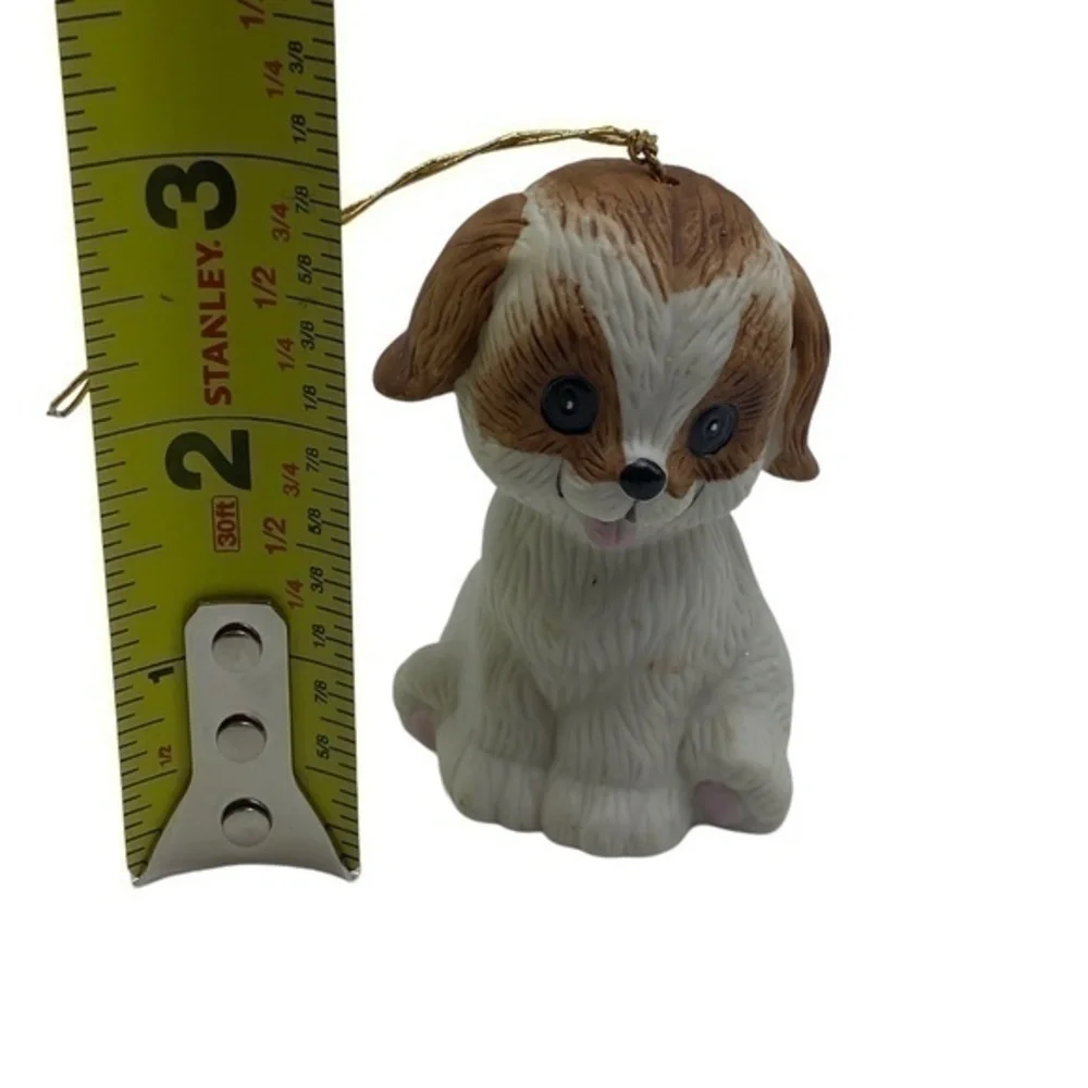 Vintage Jasco Puppy Ceramic Ornament